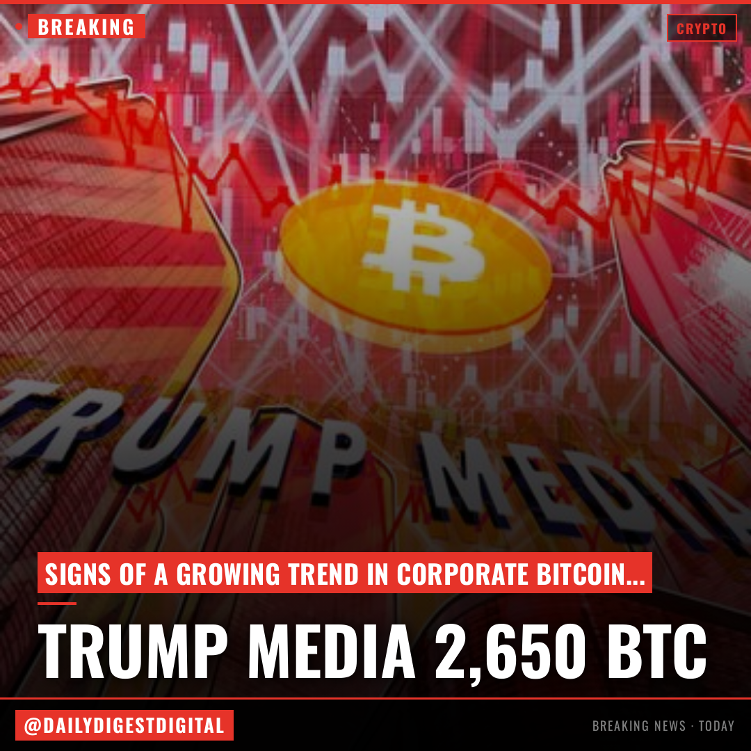 Paper losses and scrapped ETFs. What Trump Media’s 2,650 BTC transfer really means