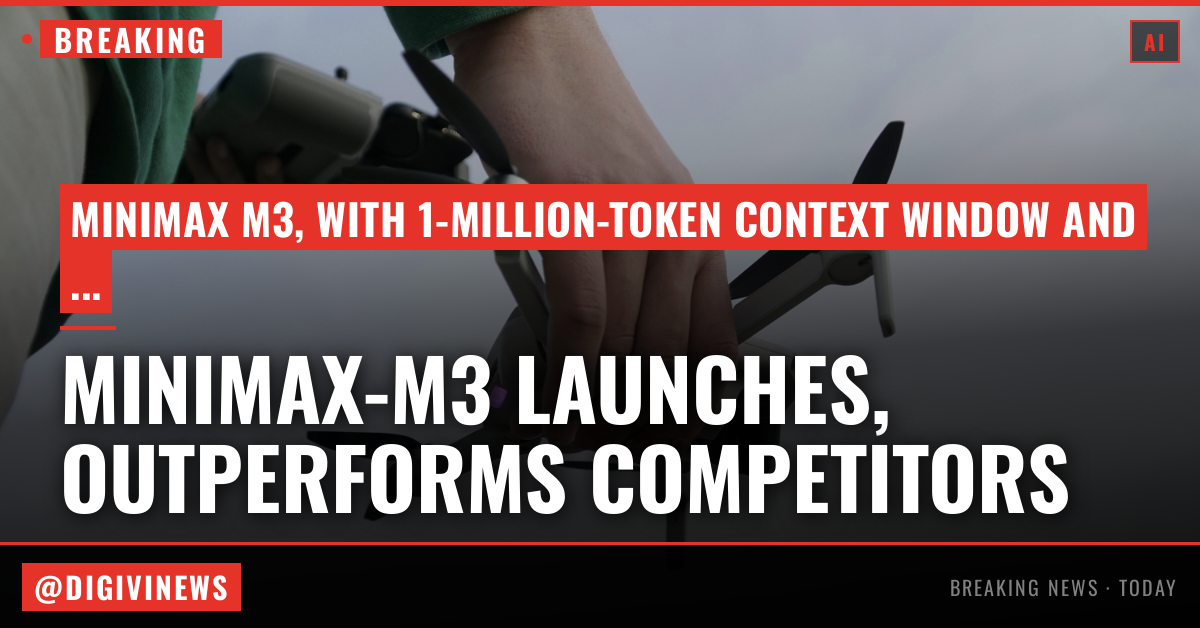 MiniMax-M3 debuts, eclipsing GPT-5.5 and Gemini 3.1 Pro on key benchmark performance for just 5-10% of the cost