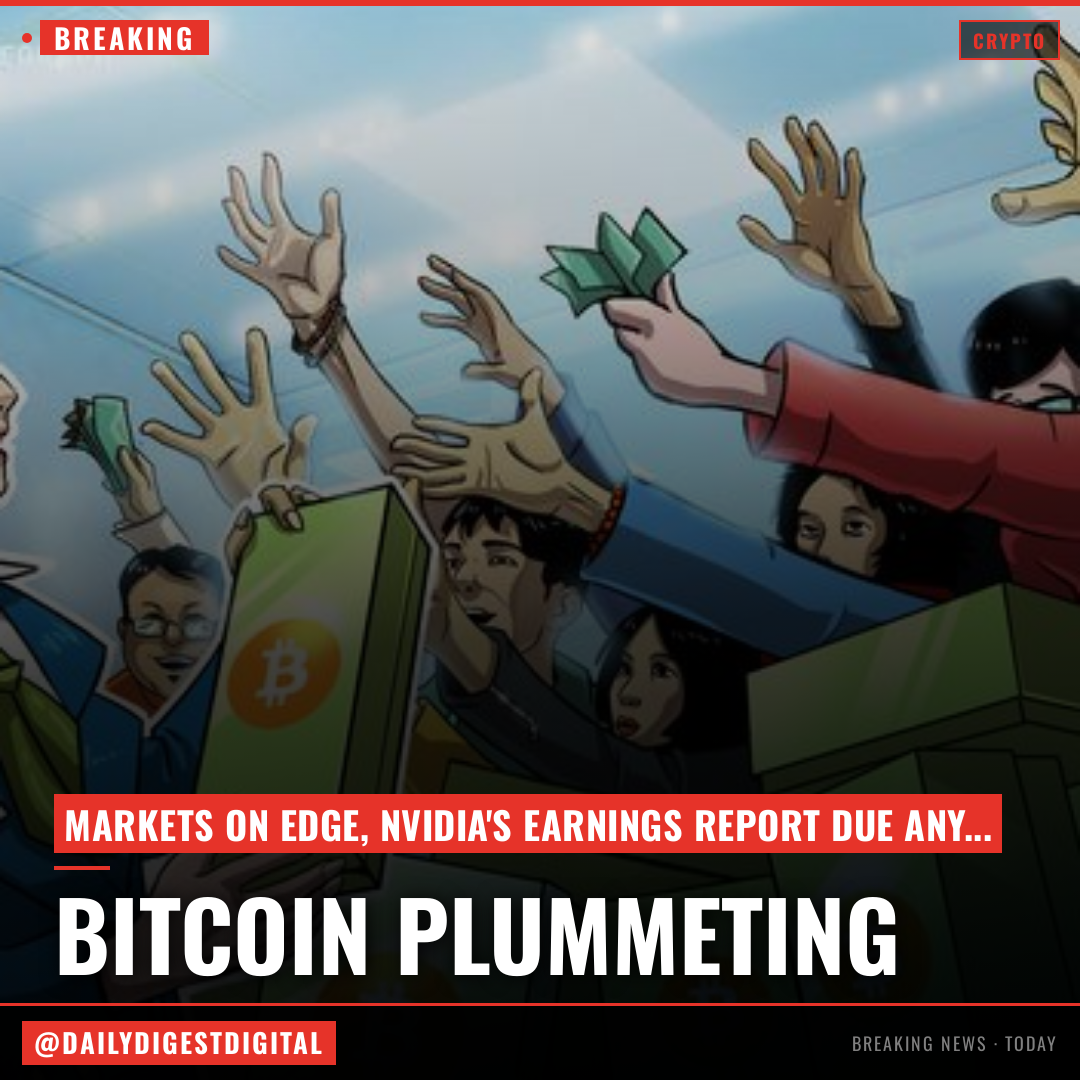 Bitcoin sees fresh US sell-off as markets await Nvidia 'biggest earnings event'