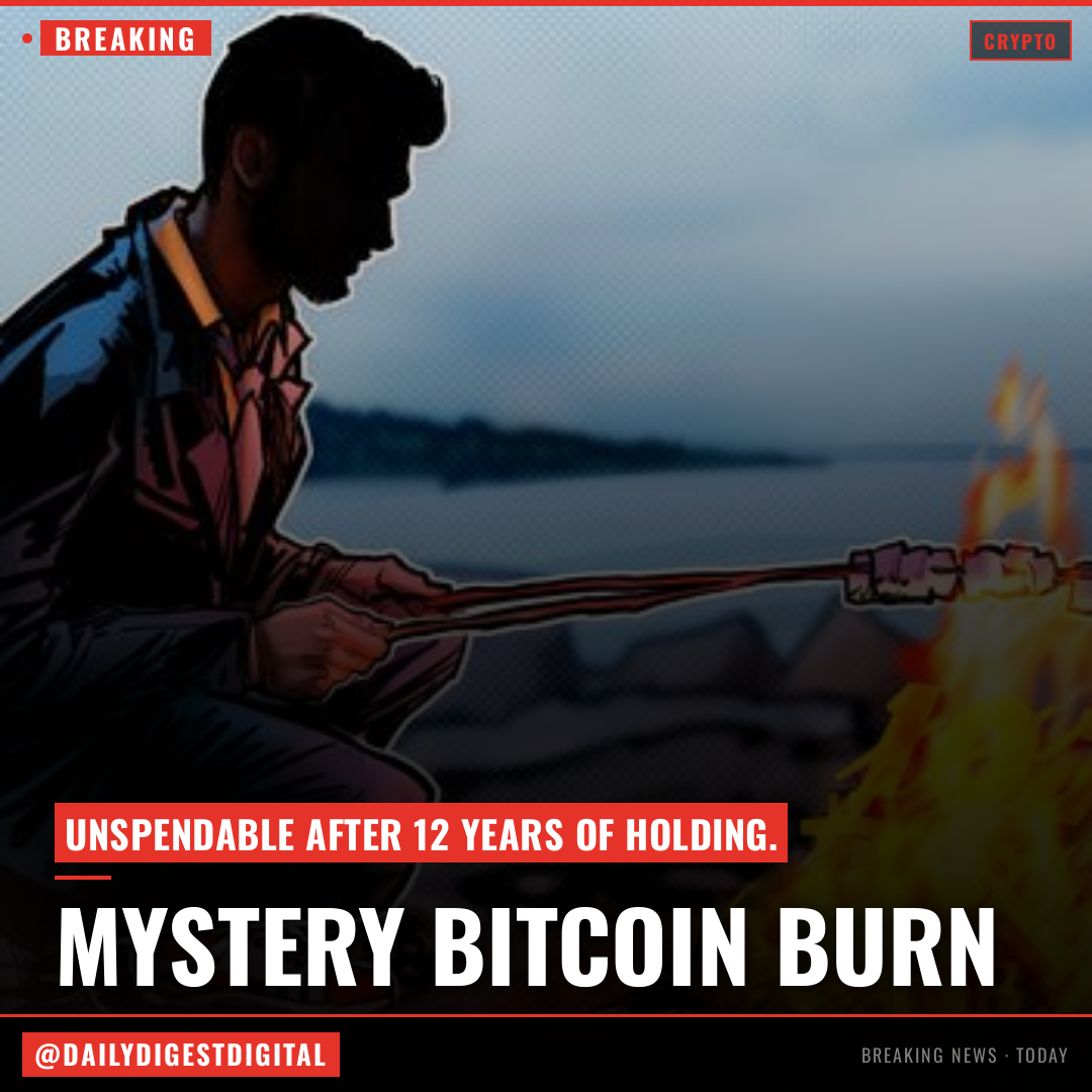 Mystery Bitcoin burn destroys 107 BTC worth about $8.5M