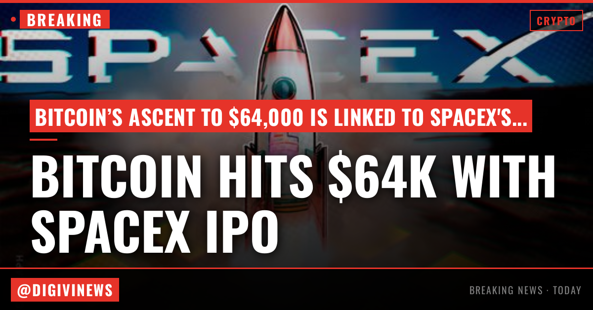 Bitcoin surfs SpaceX IPO at $64K as trader warns key BTC price support may crumble