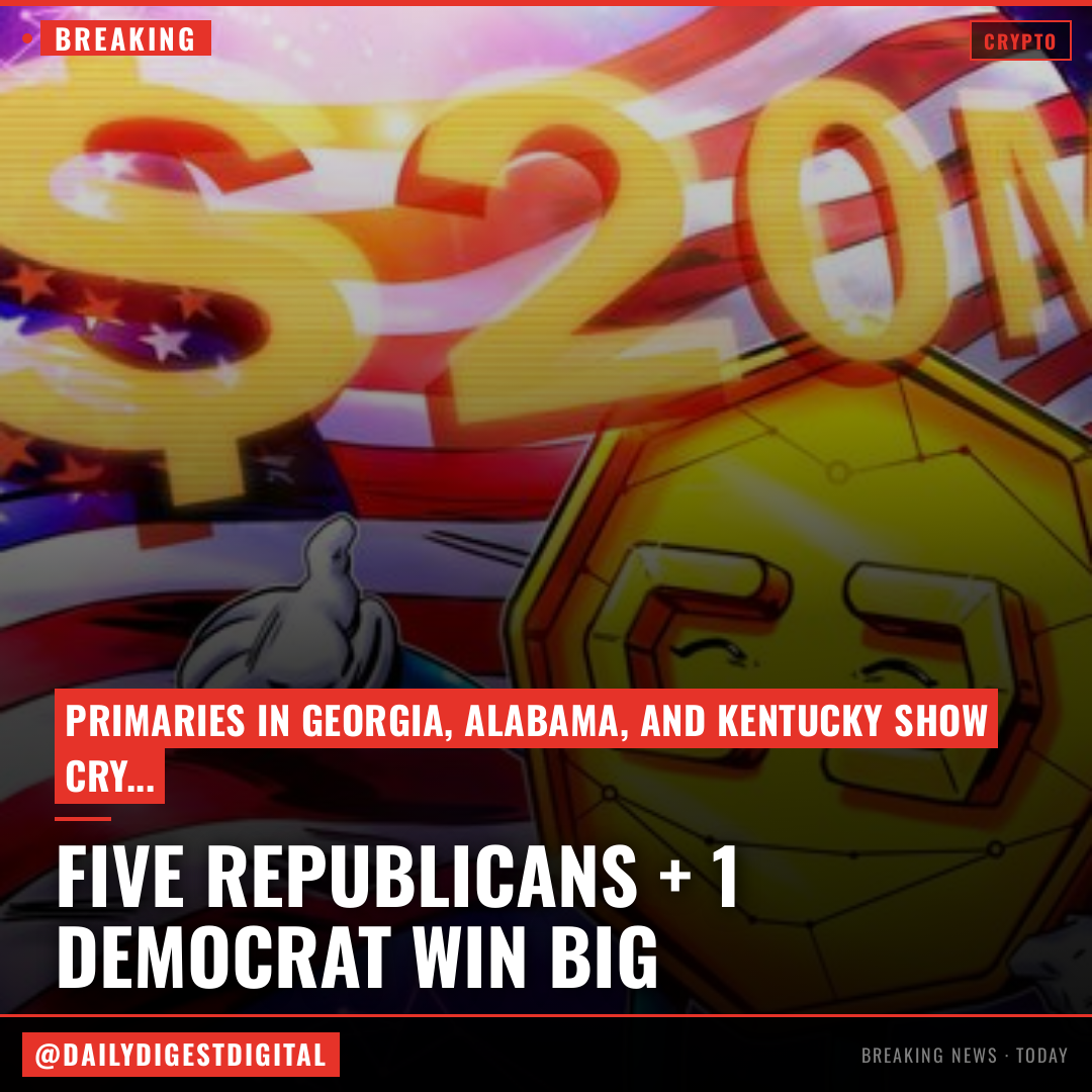 Fairshake PAC’s $20M backing pays off in three US state primaries