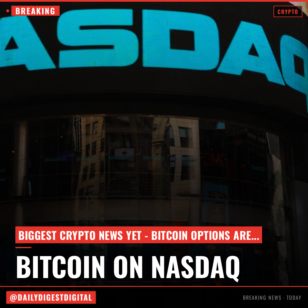 Bitcoin options are coming to Nasdaq. Here's what it means for you.