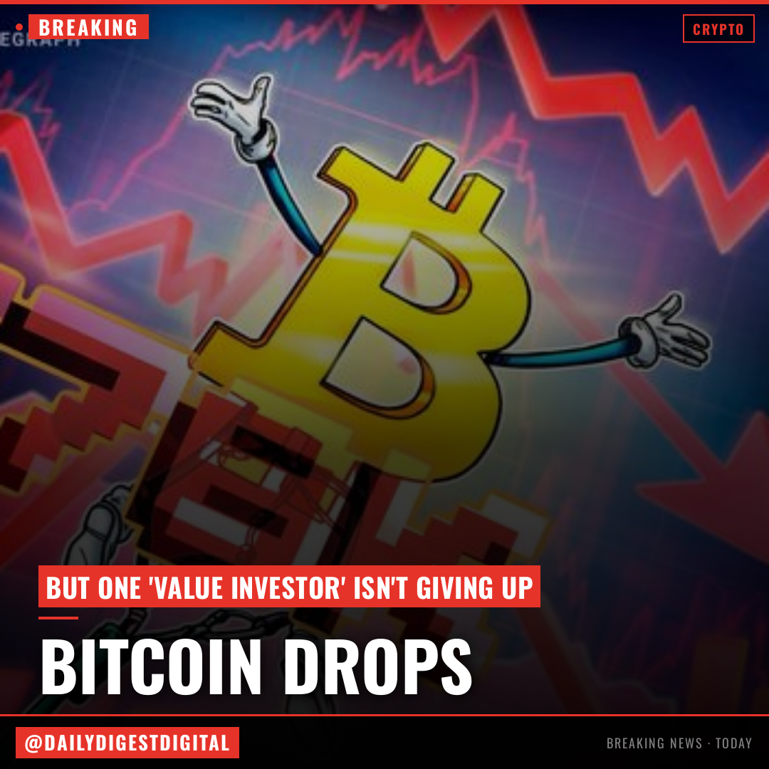 Bitcoin drops after $78K pop, but ‘value investor’ keeps ‘hoovering up cheap’ BTC