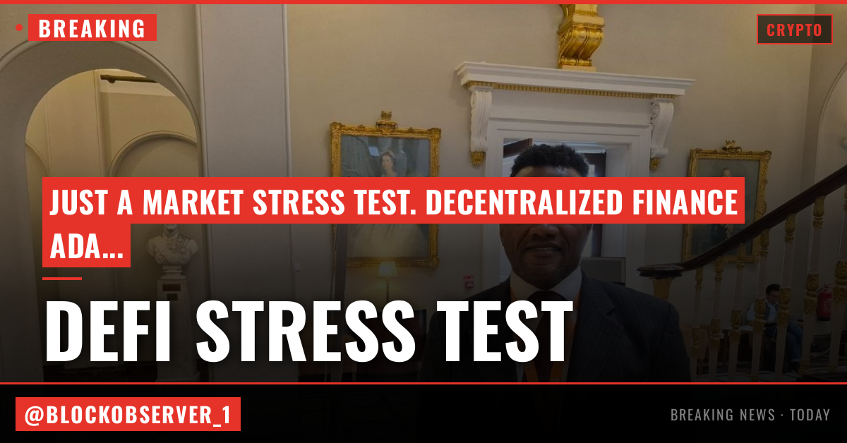 Toddlers learn by falling: Why DeFi's $20 billion TVL drop is just a market stress-test