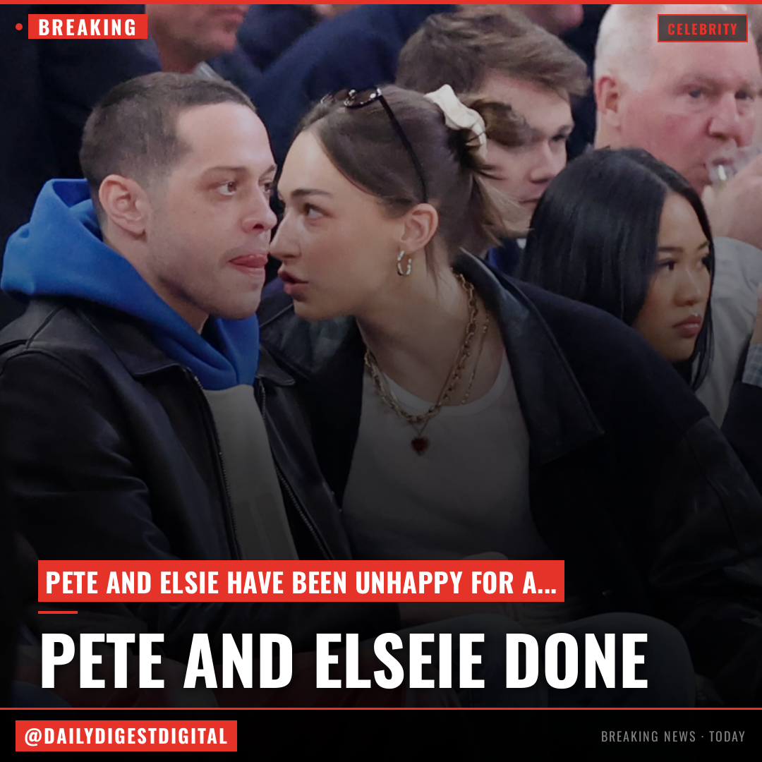 Pete Davidson and Elsie Hewitt have no interest in reconciling after split: ‘They are done’