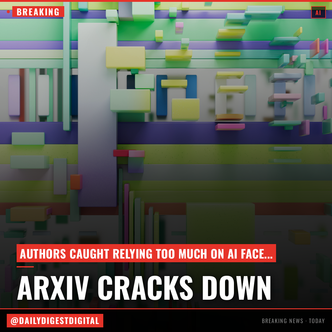 Research repository ArXiv will ban authors for a year if they let AI do all the work