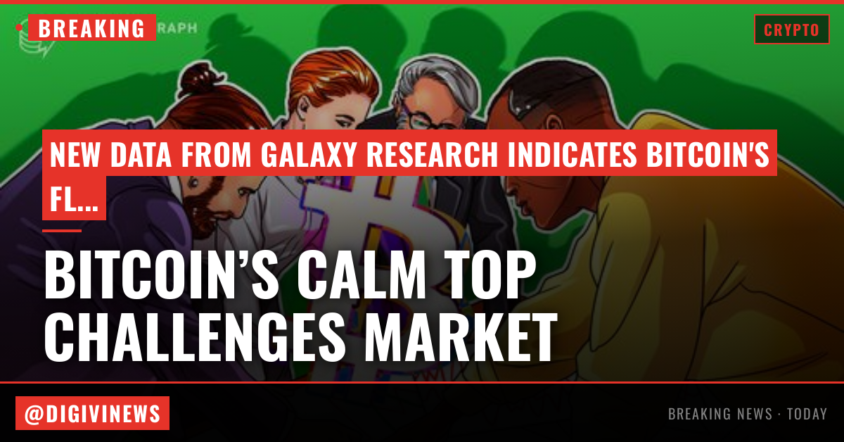 Bitcoin’s ‘calm top’ challenges most market bottom estimates: Research