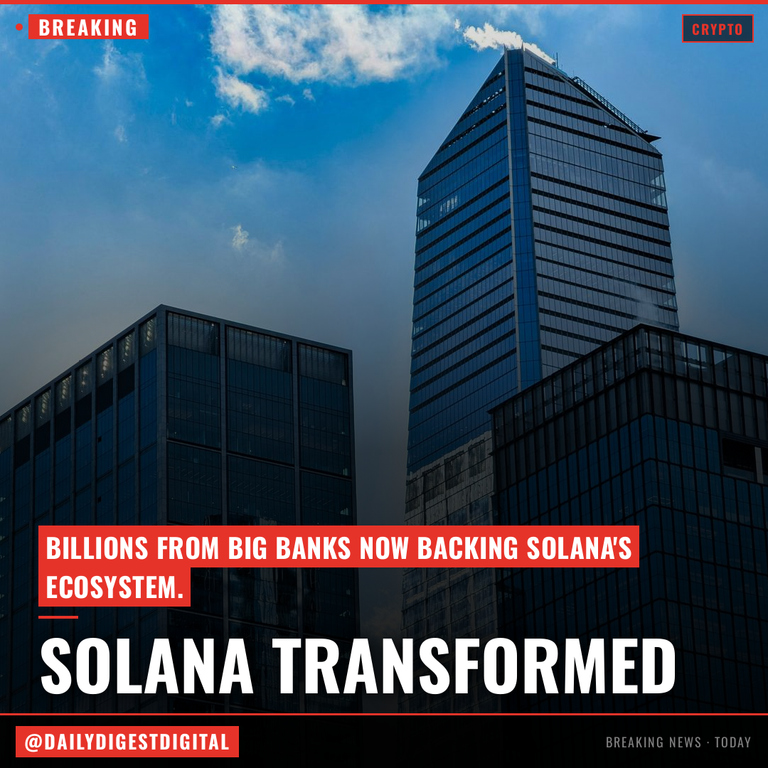 Solana is shedding its memecoin reputation as big banks move billions into its ecosystem