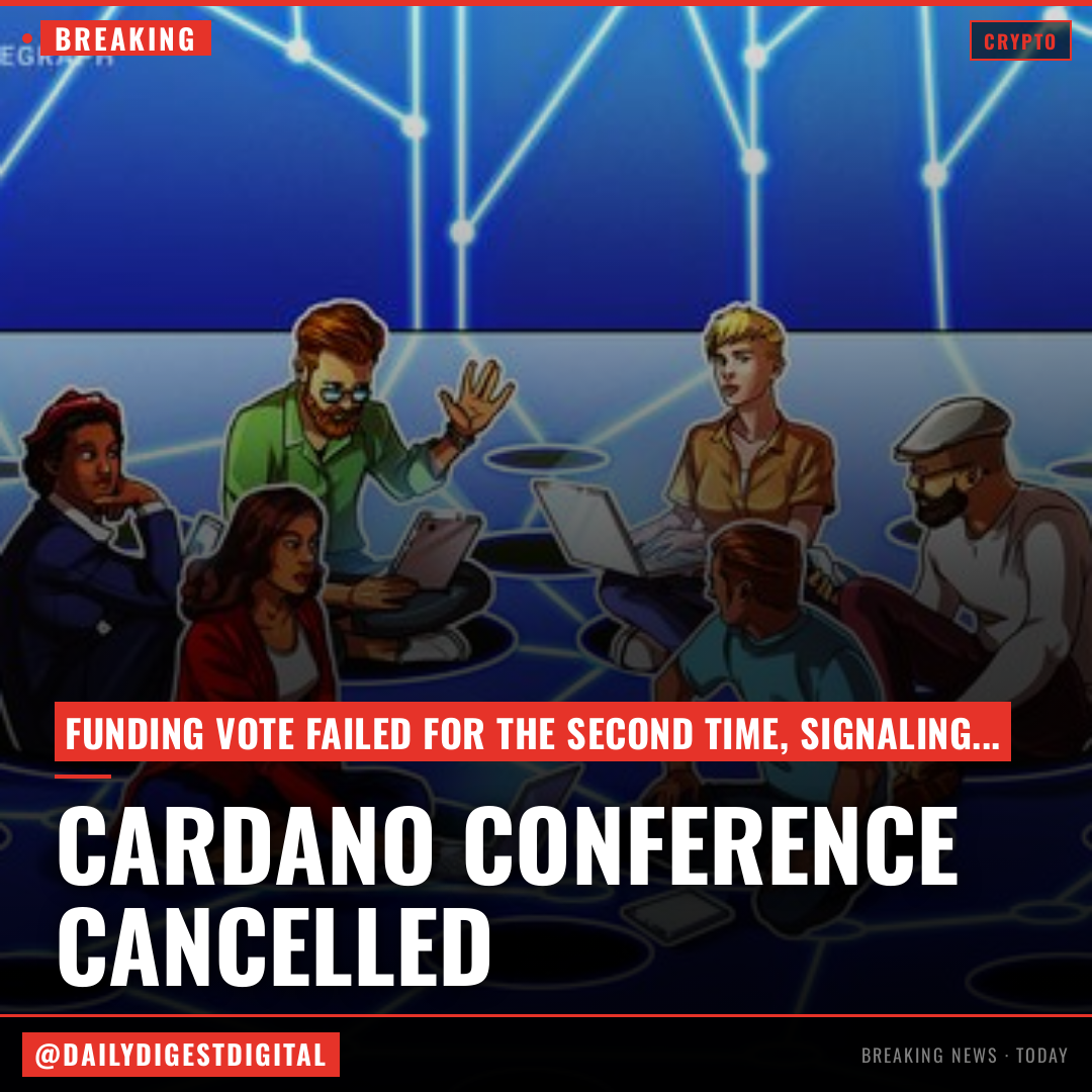Cardano Foundation cancels annual conference after failed funding vote