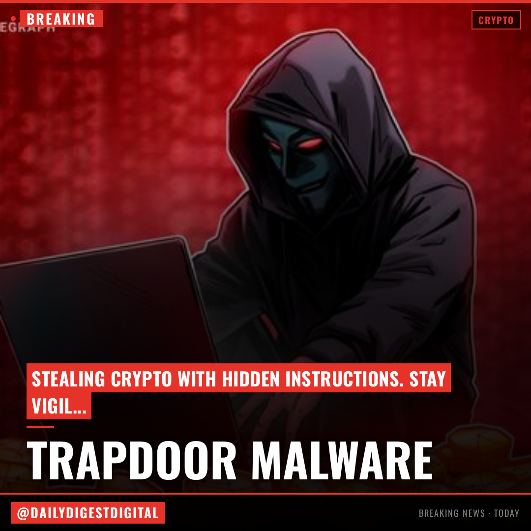 ‘TrapDoor’ malware targets crypto dev tools in supply chain attack