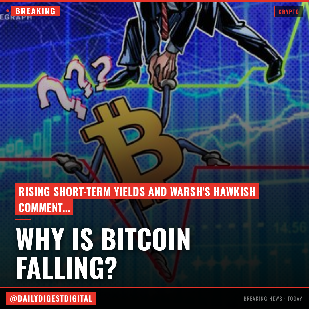 Why is Bitcoin falling despite pro-crypto Kevin Warsh becoming Fed chair?
