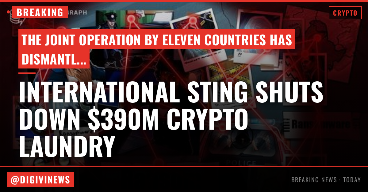 International sting shuts down $390M crypto money-laundering ring