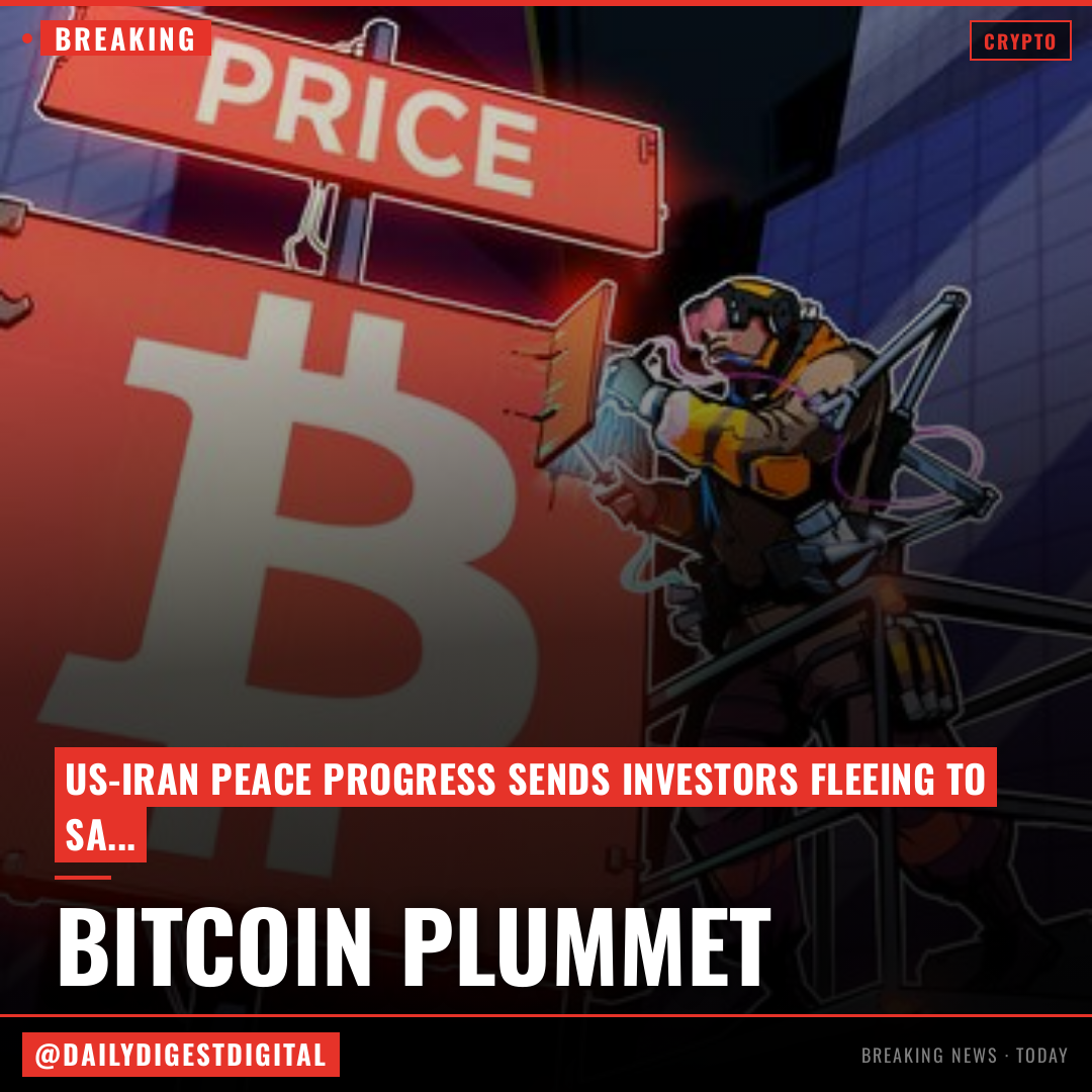 Bitcoin price threatens $75K loss as US-Iran peace progress sparks new stocks records