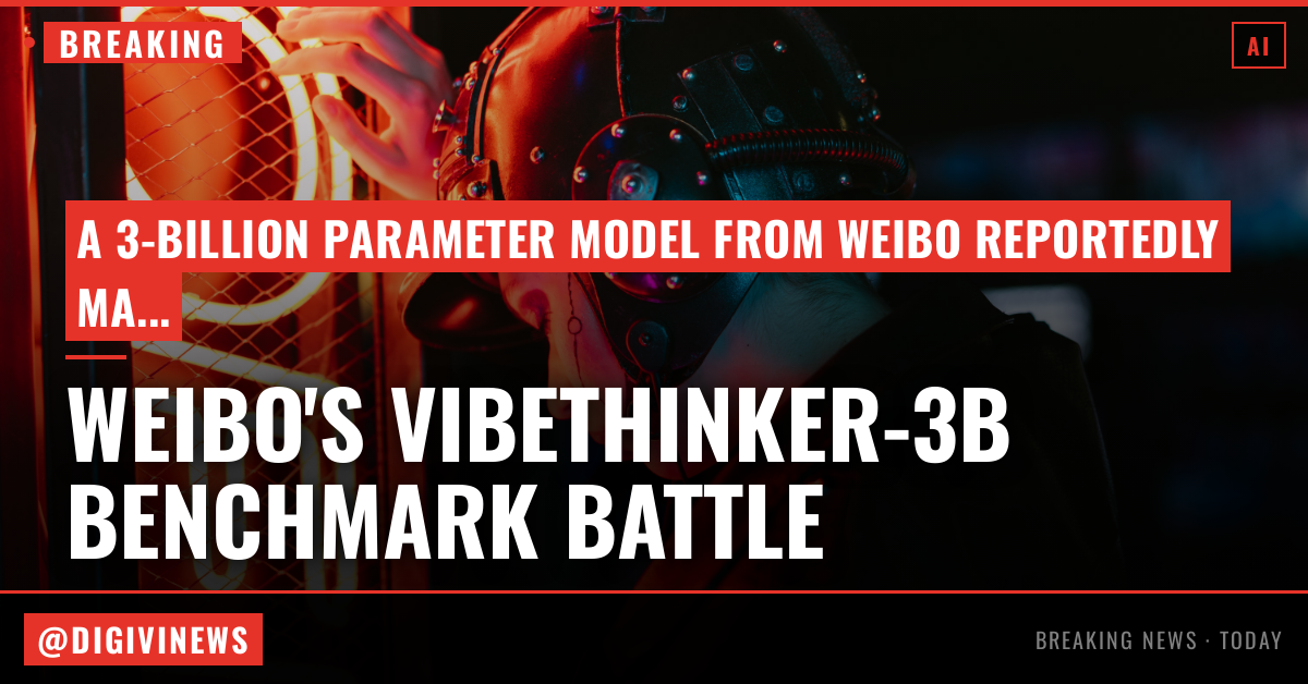 Why Weibo’s tiny VibeThinker-3B has the AI world arguing over benchmarks again
