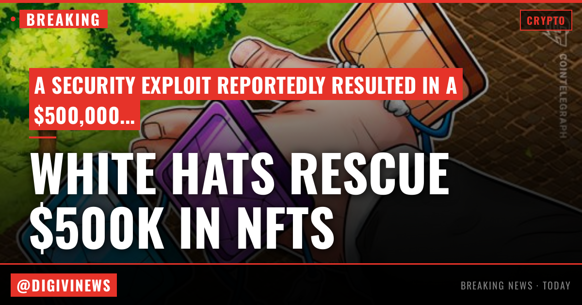 White hats rescue $500K in NFTs after Flooring exploit