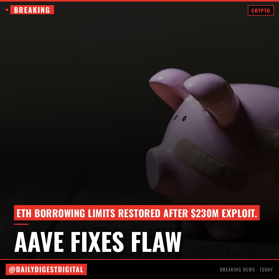 Aave restores ether borrowing limits after $230 million exploit