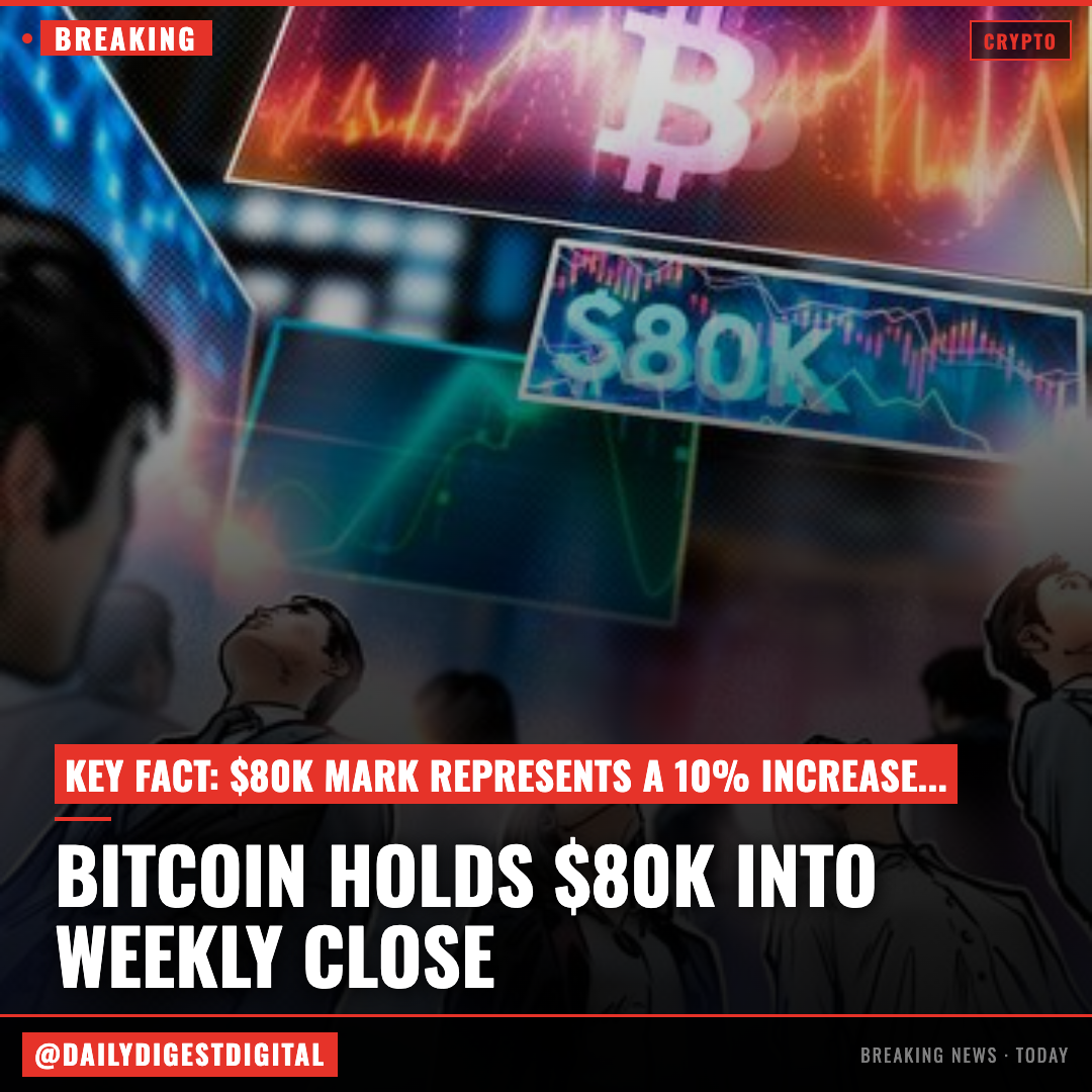 Bitcoin holds $80K into weekly close as traders say BTC price dip not yet over