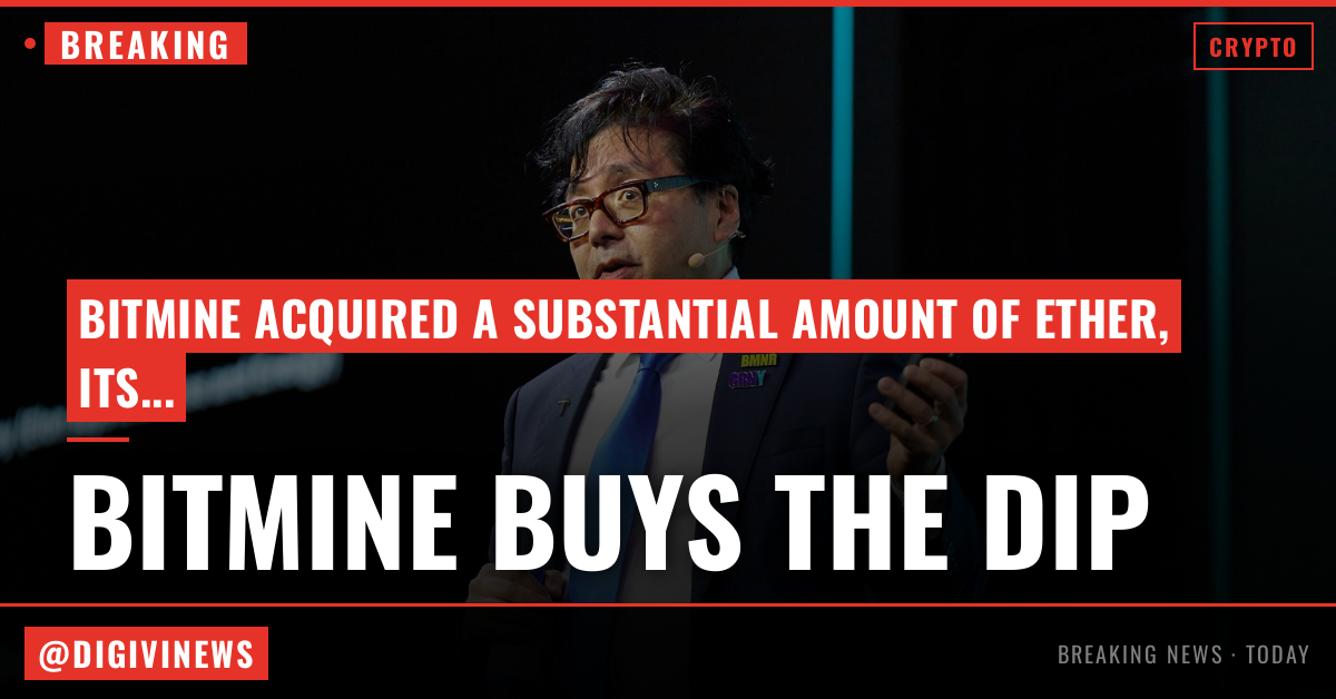 Bitmine bought the dip, making its biggest ether purchase in 2026 as prices tanked