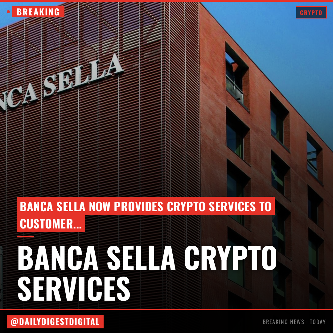 Banca Sella gets green light to provide crypto services to customers in Italian first