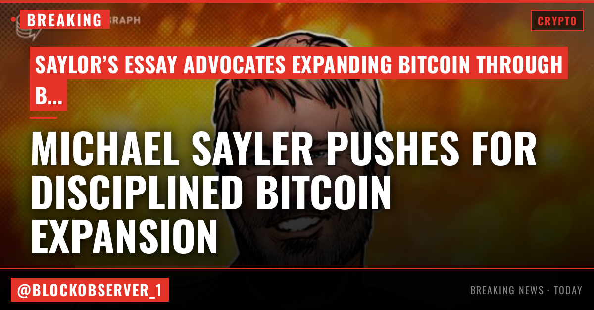 Saylor says Bitcoin needs ‘disciplined expansion’ as analysts weigh demand reset