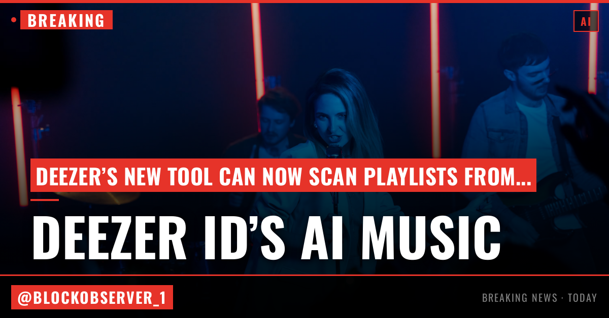 Deezer’s new tool can identify AI music from Spotify, Apple Music, and others