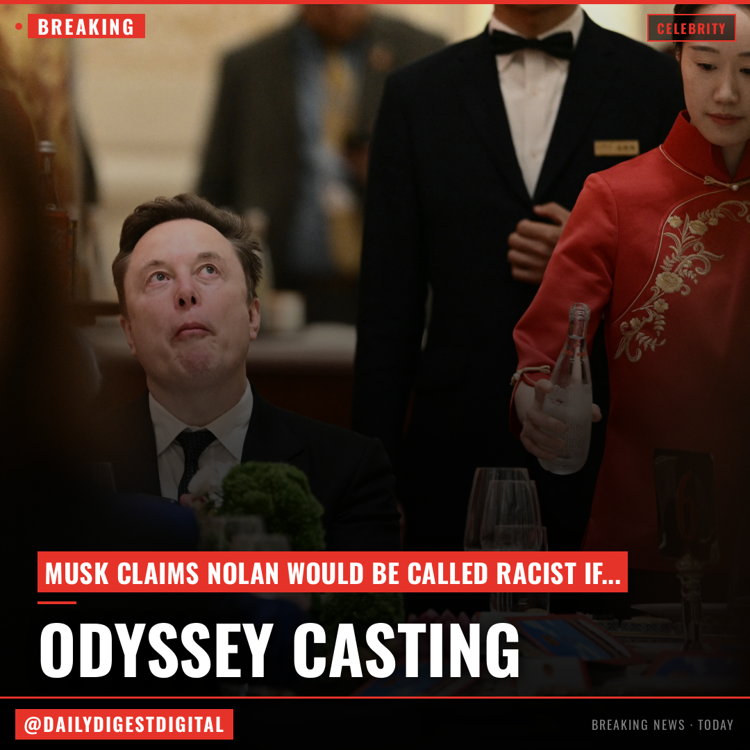 Elon Musk accuses Christopher Nolan of pandering for awards with casting in ‘The Odyssey’