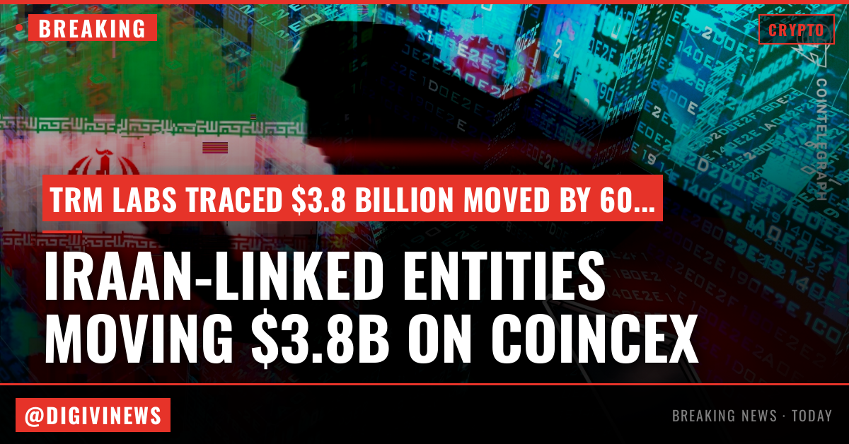 Iran-linked entities moved $3.8B through CoinEx, TRM says