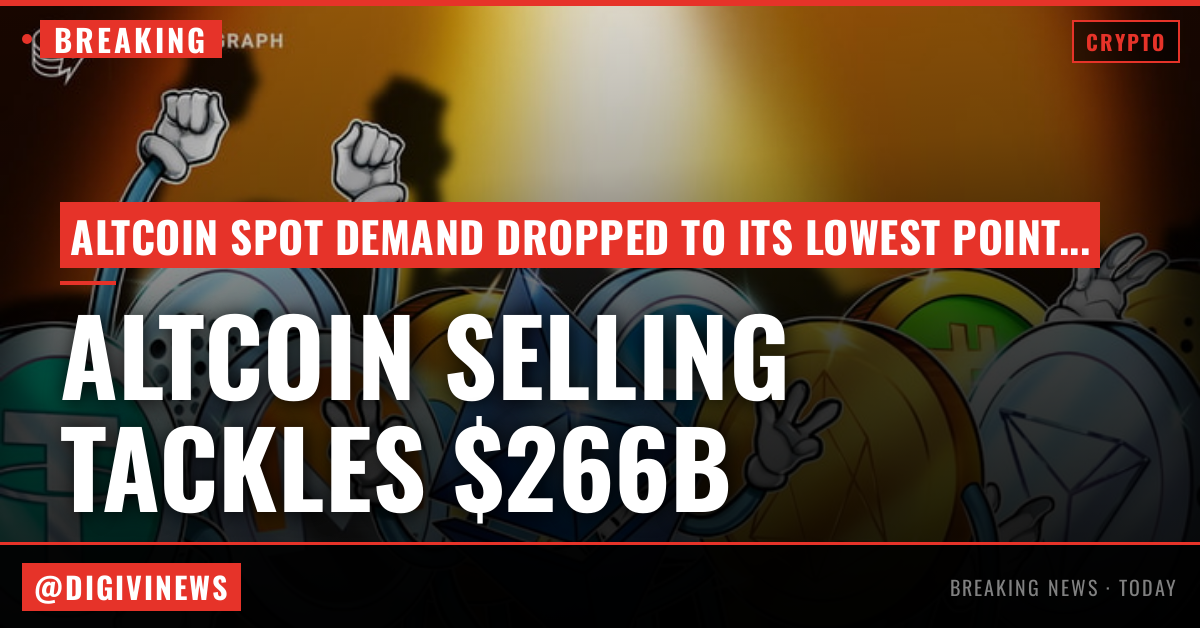 Altcoin selling tops $266B as capital rotates out of crypto: Is altseason extinct?