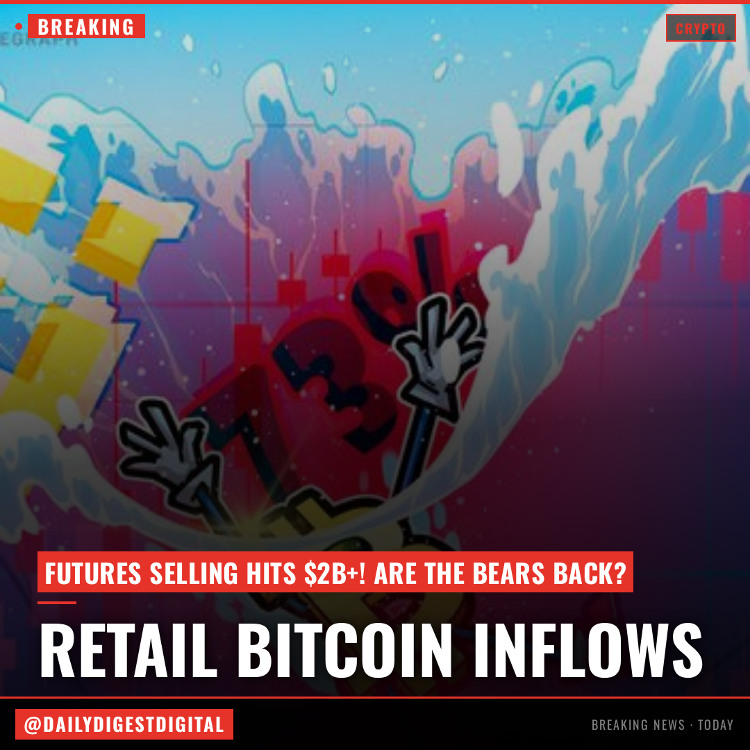 Retail Bitcoin investor demand falls by 73% as futures selling tops $2B: Are the bears back?
