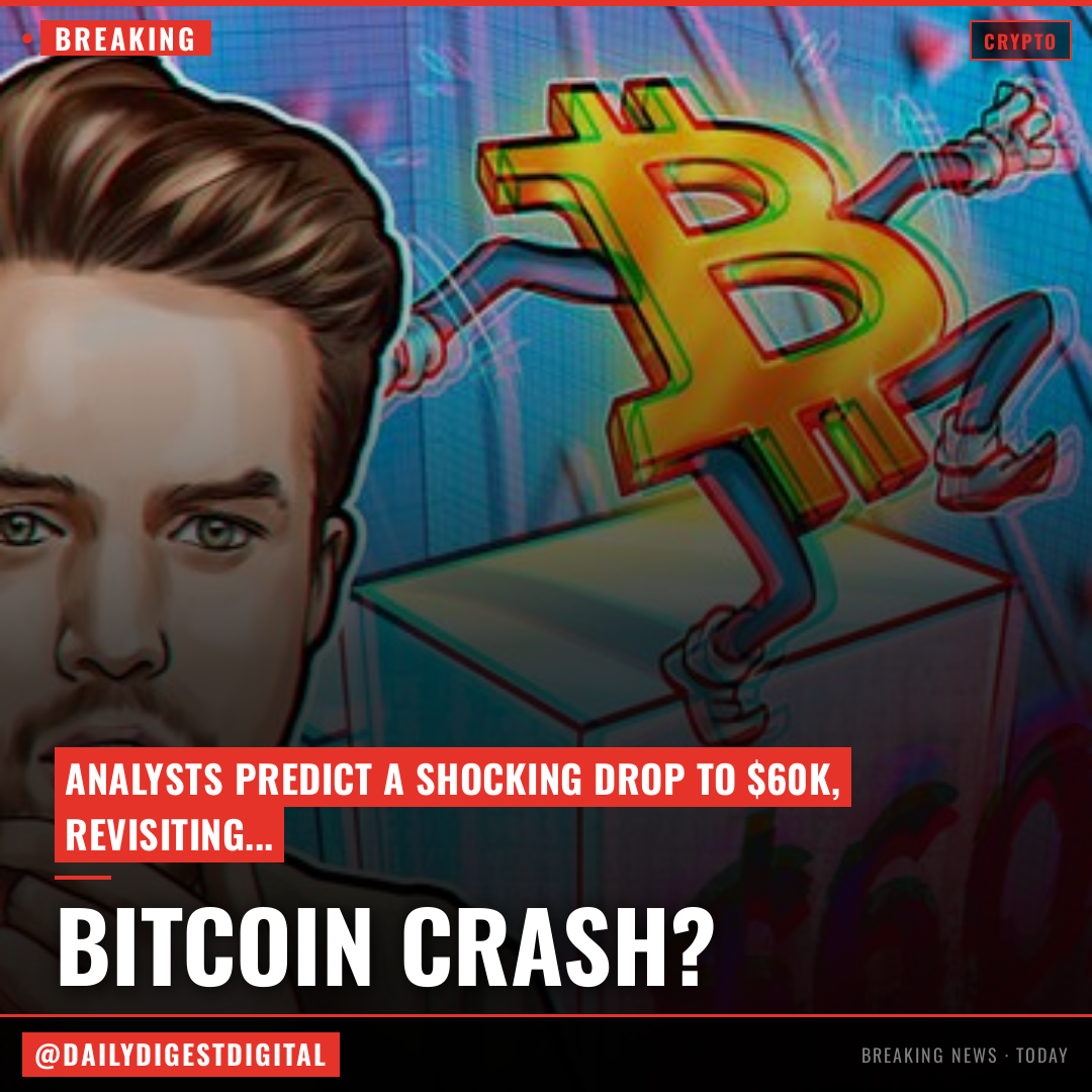 Analysts forecast a Bitcoin crash to the $60K level, revisiting 2026 low