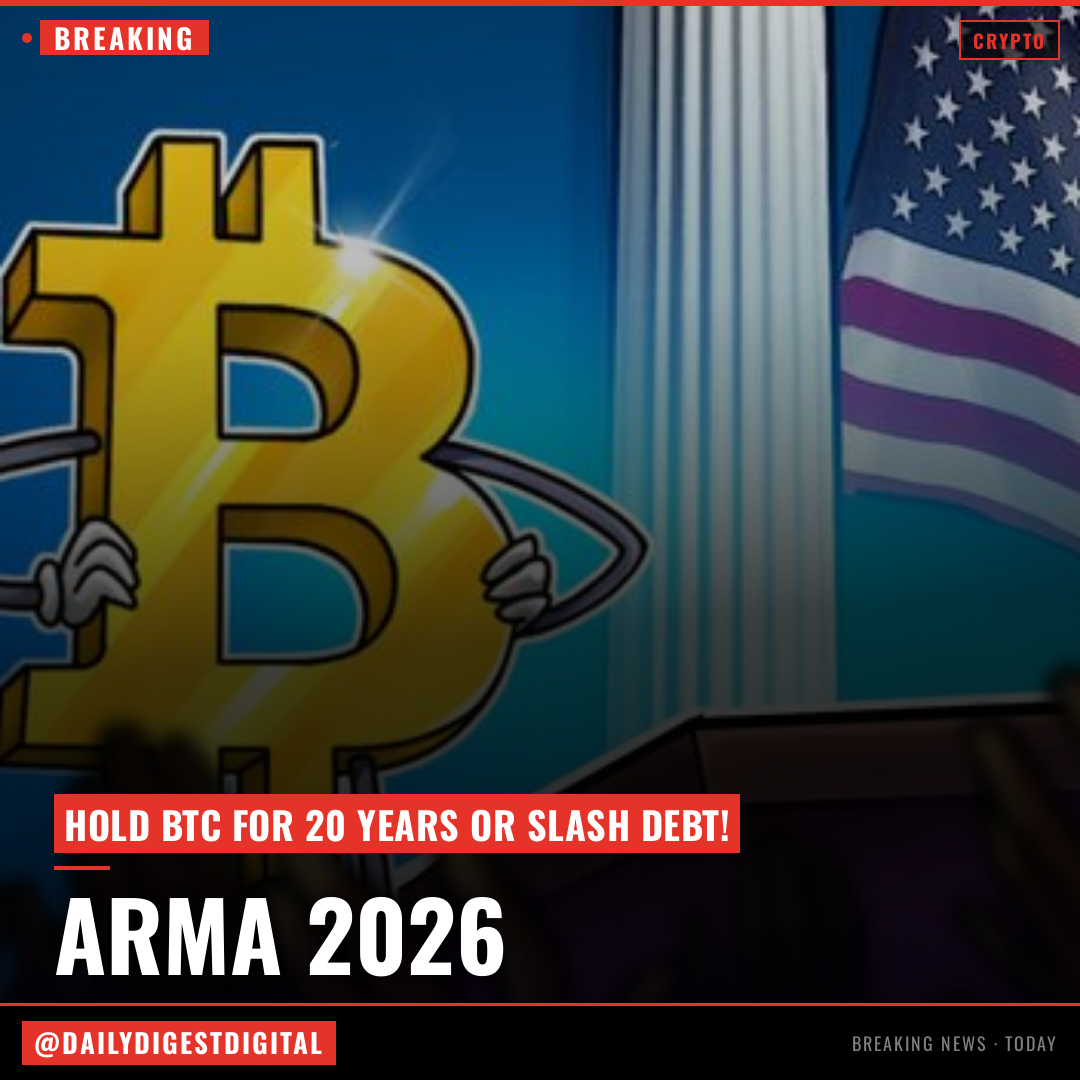 US lawmakers renew strategic Bitcoin reserve push with ARMA bill