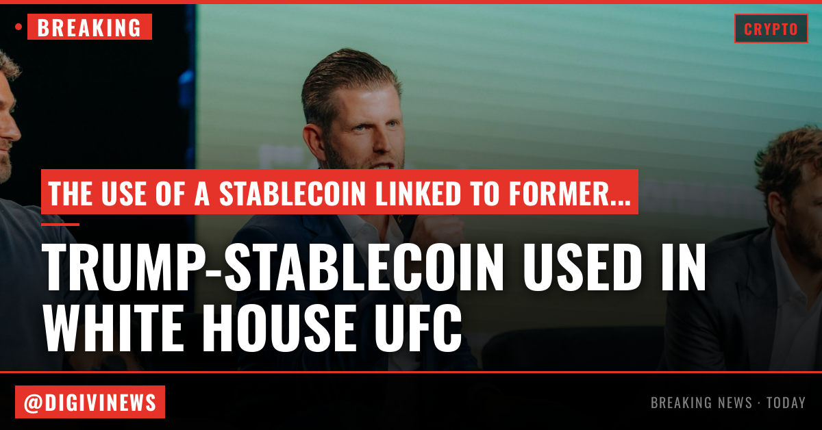 Trump-linked stablecoin used for bonus payouts at White House UFC contest