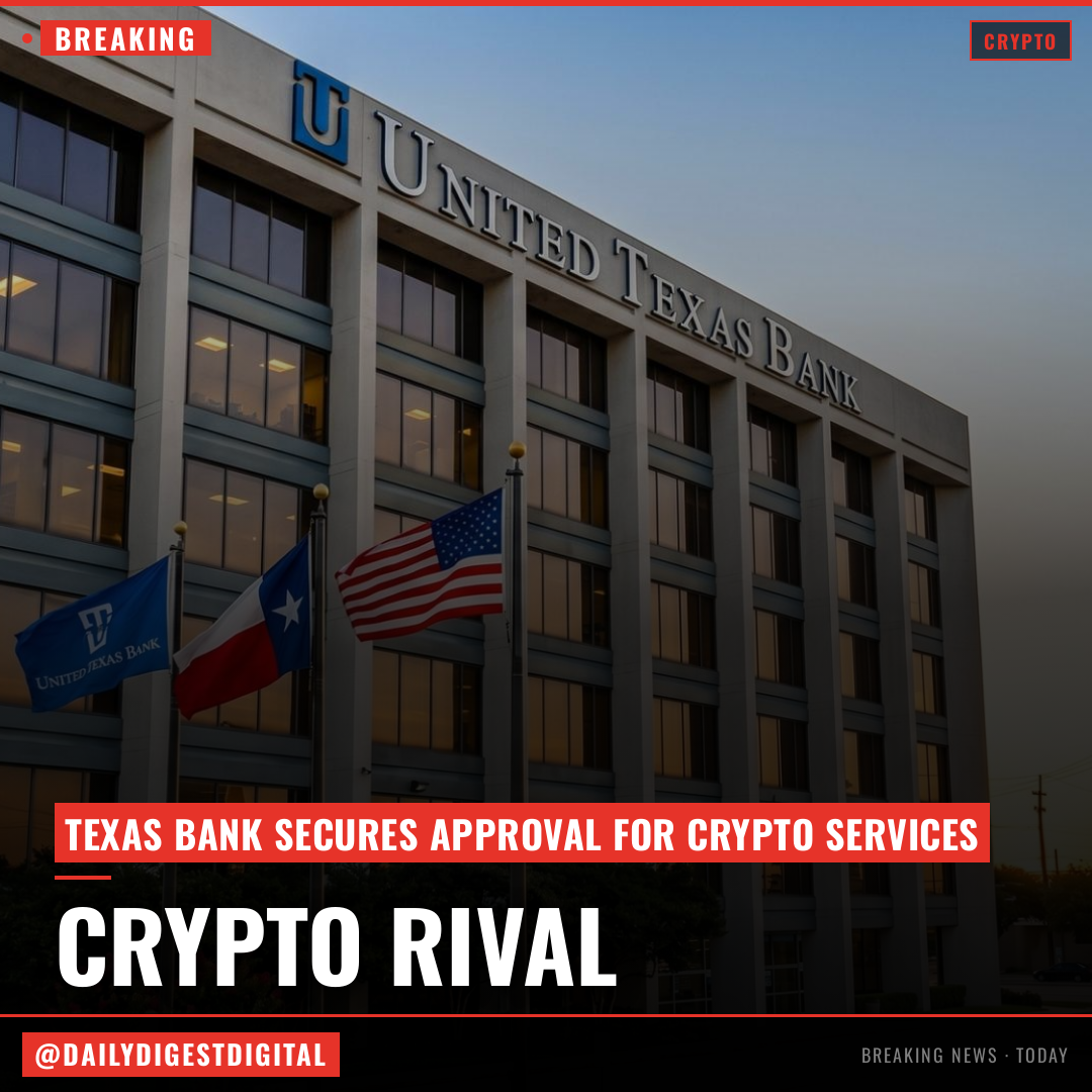 Wall Street gets new crypto rival after Texas bank completes regulatory pivot