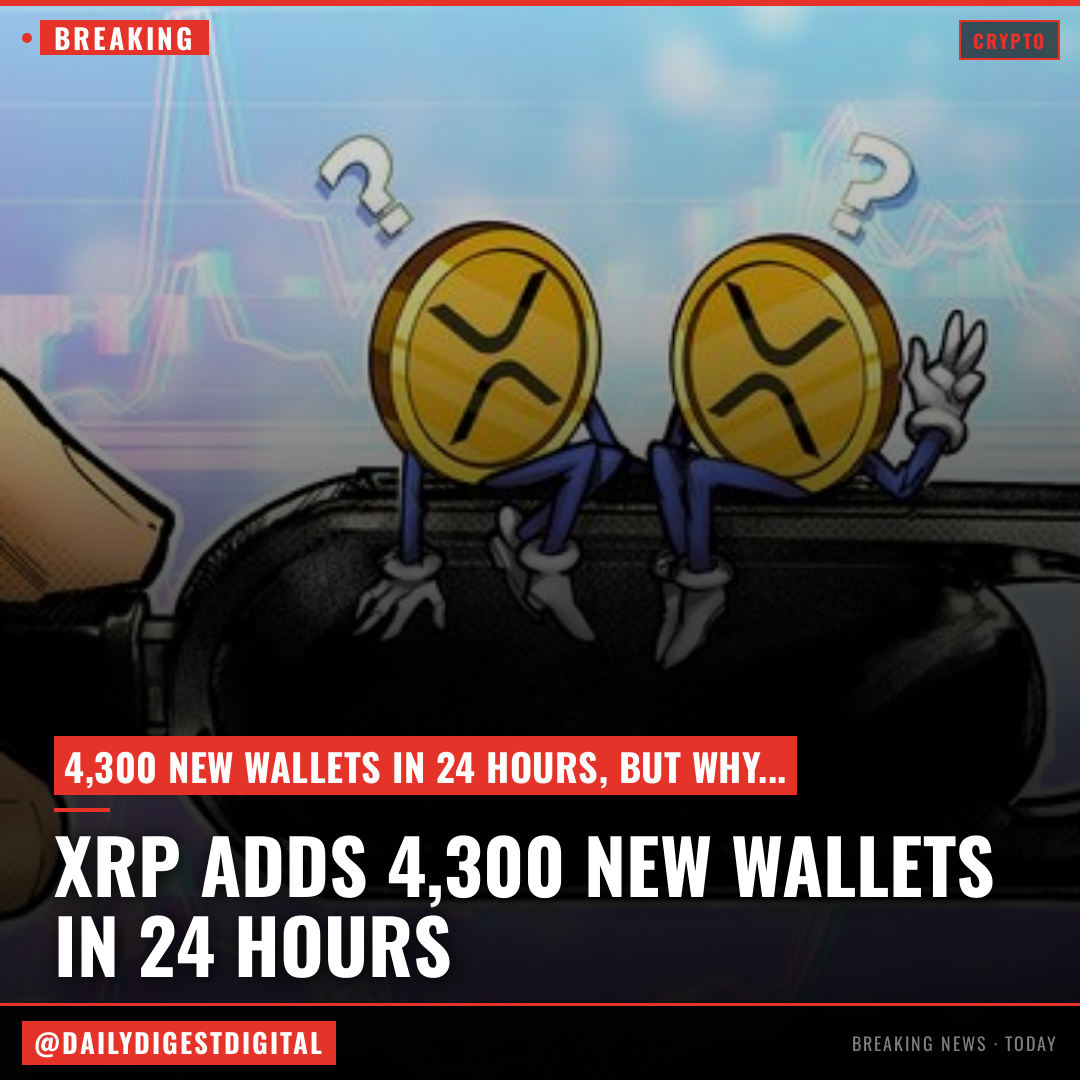 XRP adds 4,300 new wallets in 24 hours, but why is price stuck?