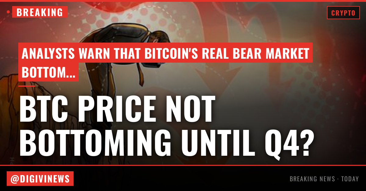 BTC price bottom not due until Q4? Five things to know in Bitcoin this week