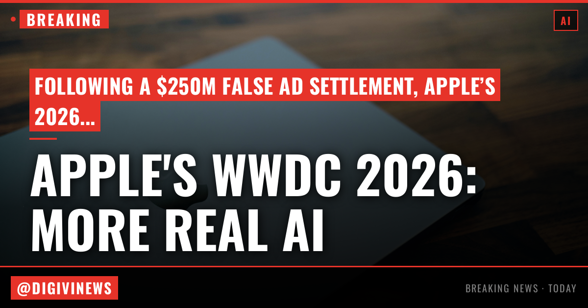Apple’s WWDC AI demos looked more real after $250M false ad settlement