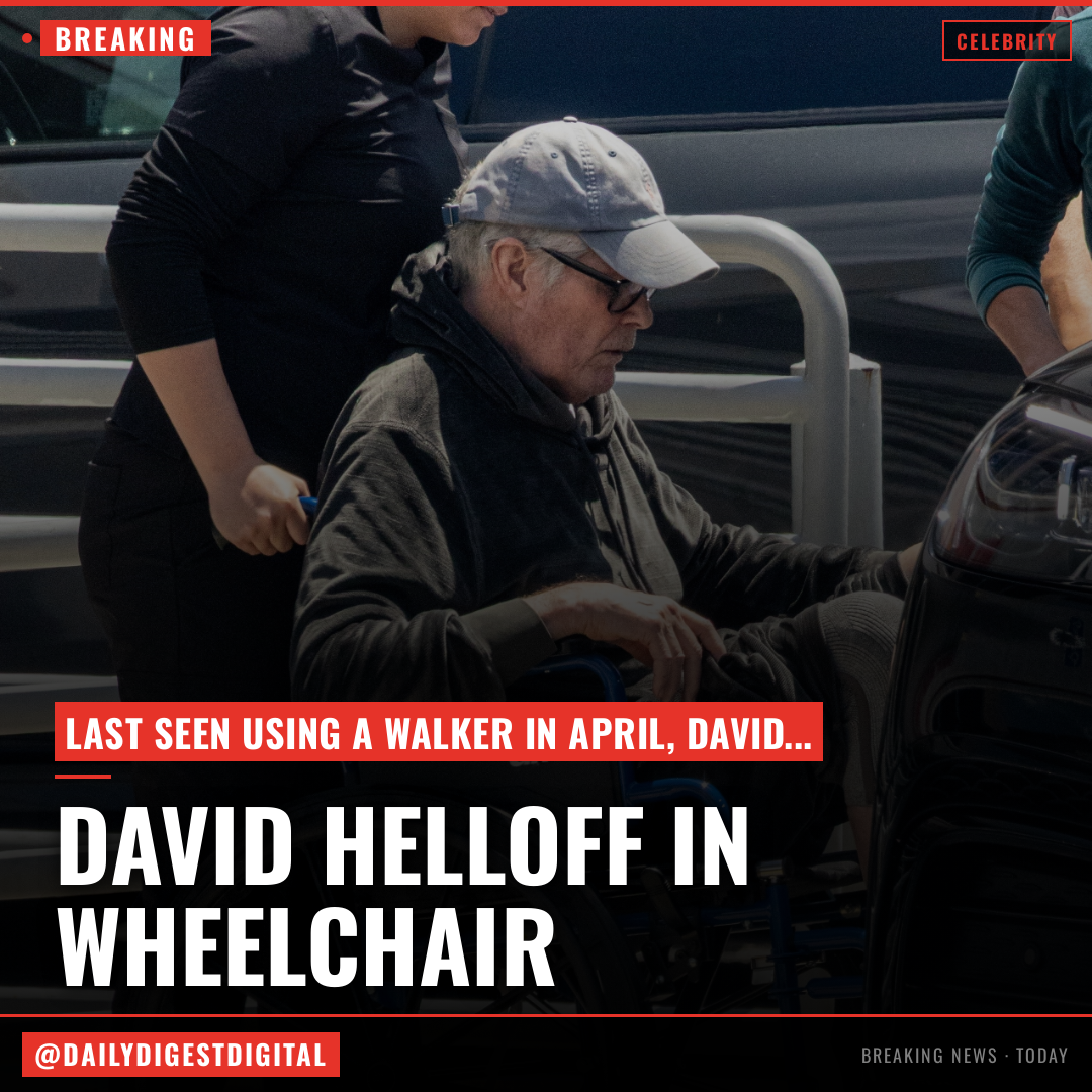 ‘Baywatch’ icon David Hasselhoff, 73, fuels health fears as he’s seen in wheelchair with bandaged ankle