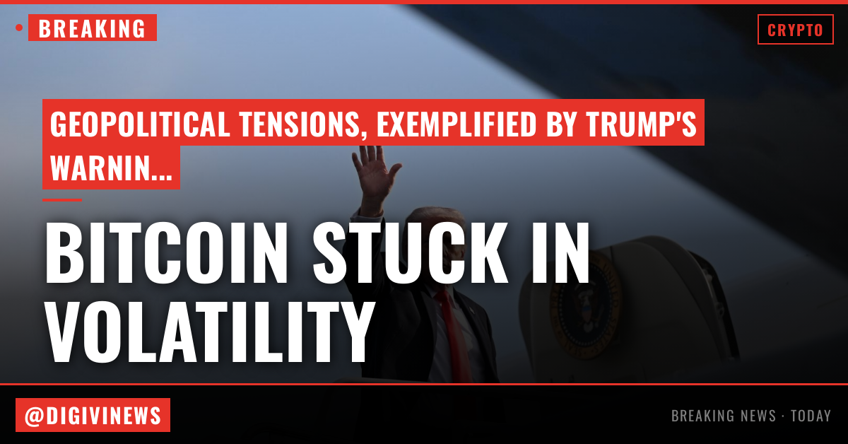Live markets: Bitcoin not fully out of danger as Trump warns of further Iran strikes