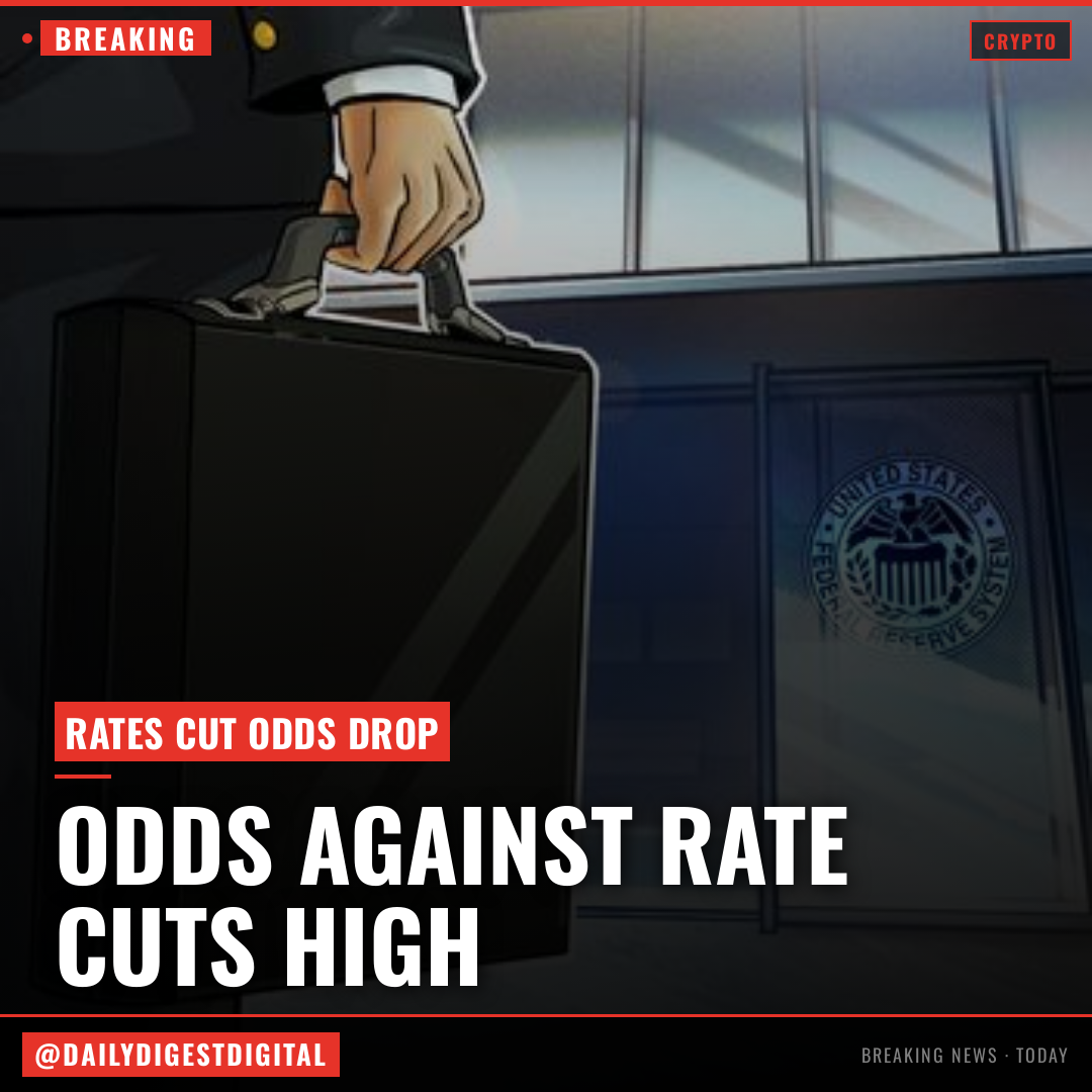 Odds against rate cuts high as new US Fed chair set for swearing in