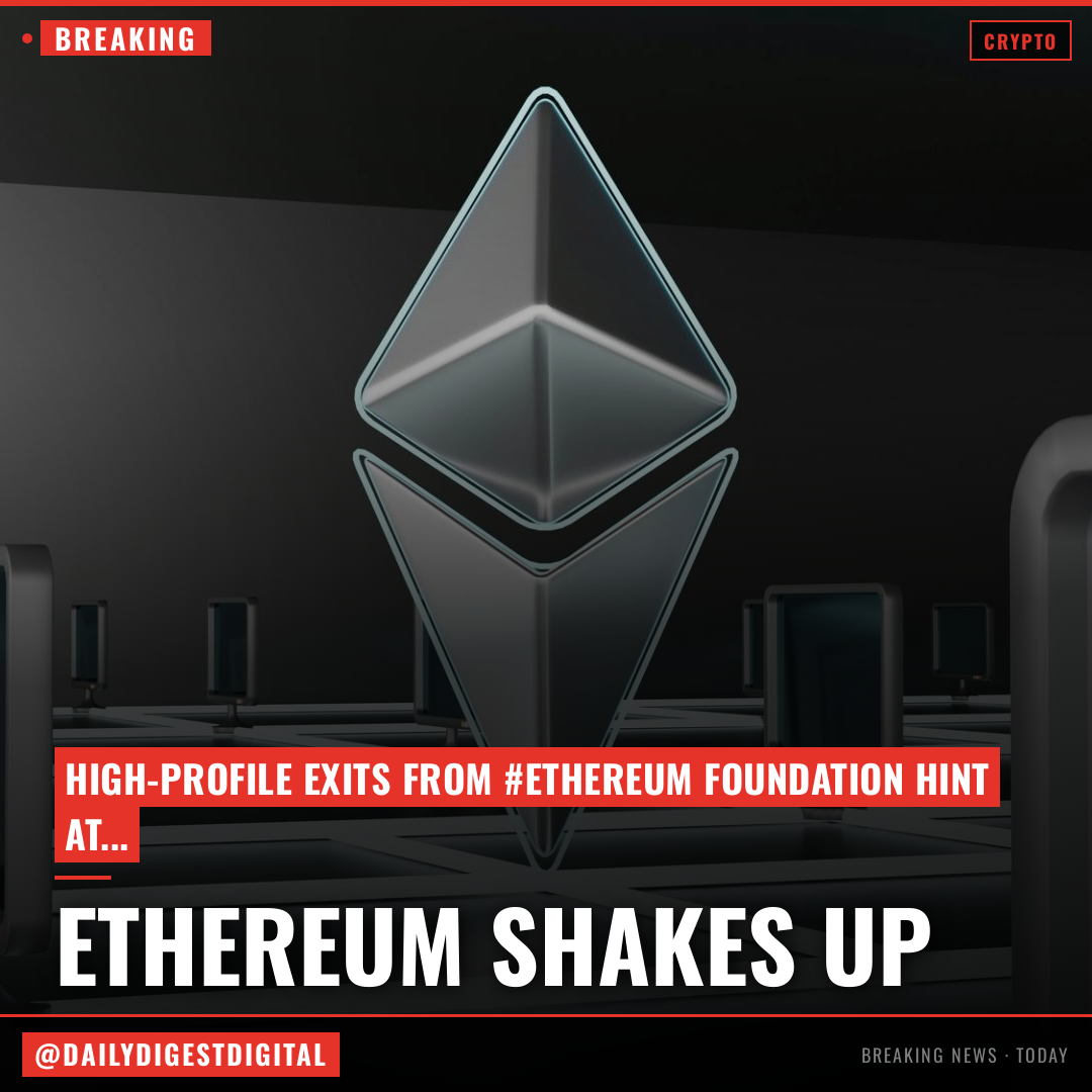 The Ethereum Foundation is facing a wave of high-profile departures as its internal shakeup deepens