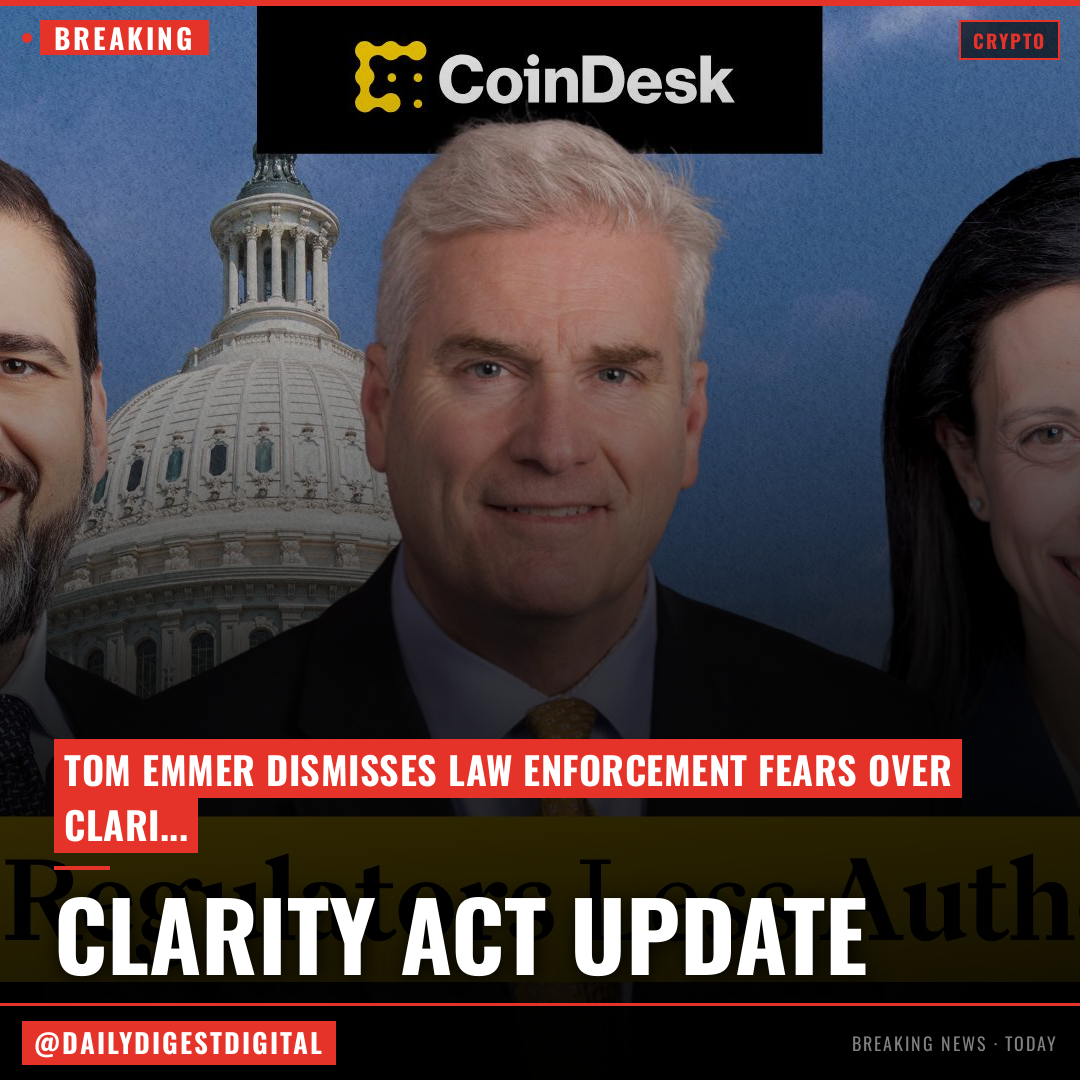 Tom Emmer brushes off law enforcement concerns over Clarity Act