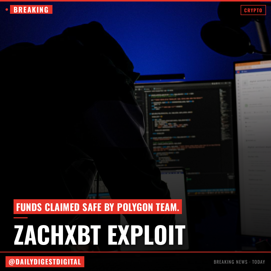 ZachXBT flags $520K Polymarket exploit on Polygon, team says funds are safe