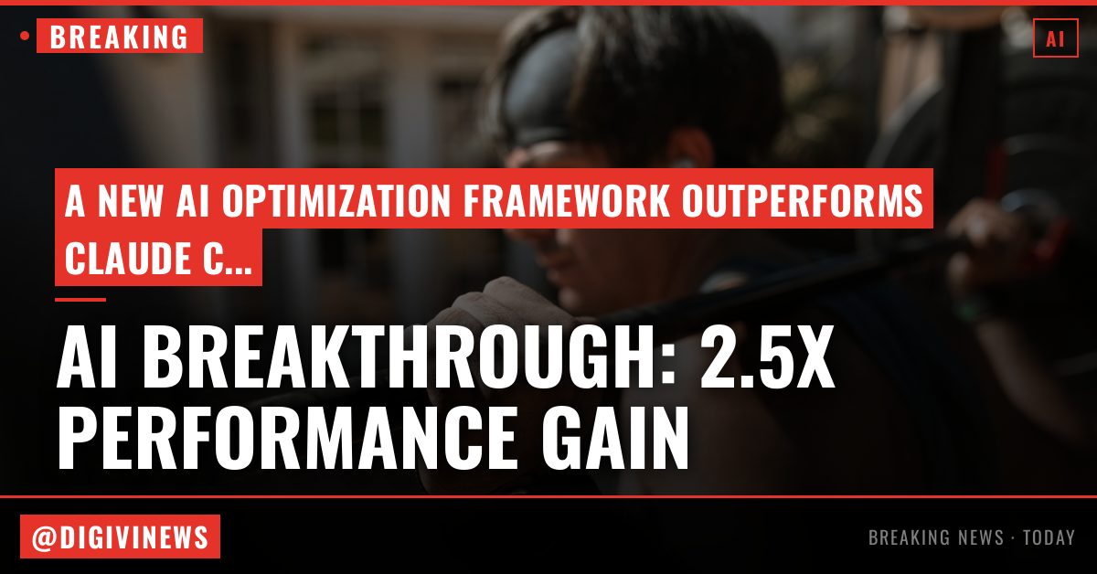 New AI optimization framework beats Claude Code and Codex by 2.5x on the same compute budget