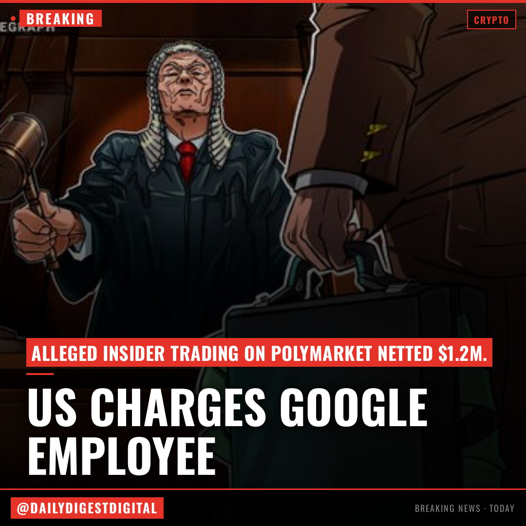 US charges Google employee with insider trading bets on Polymarket