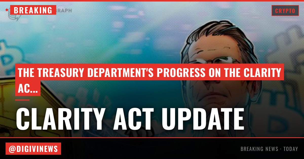 US Treasury secretary signals progress on Bitcoin reserve, CLARITY Act