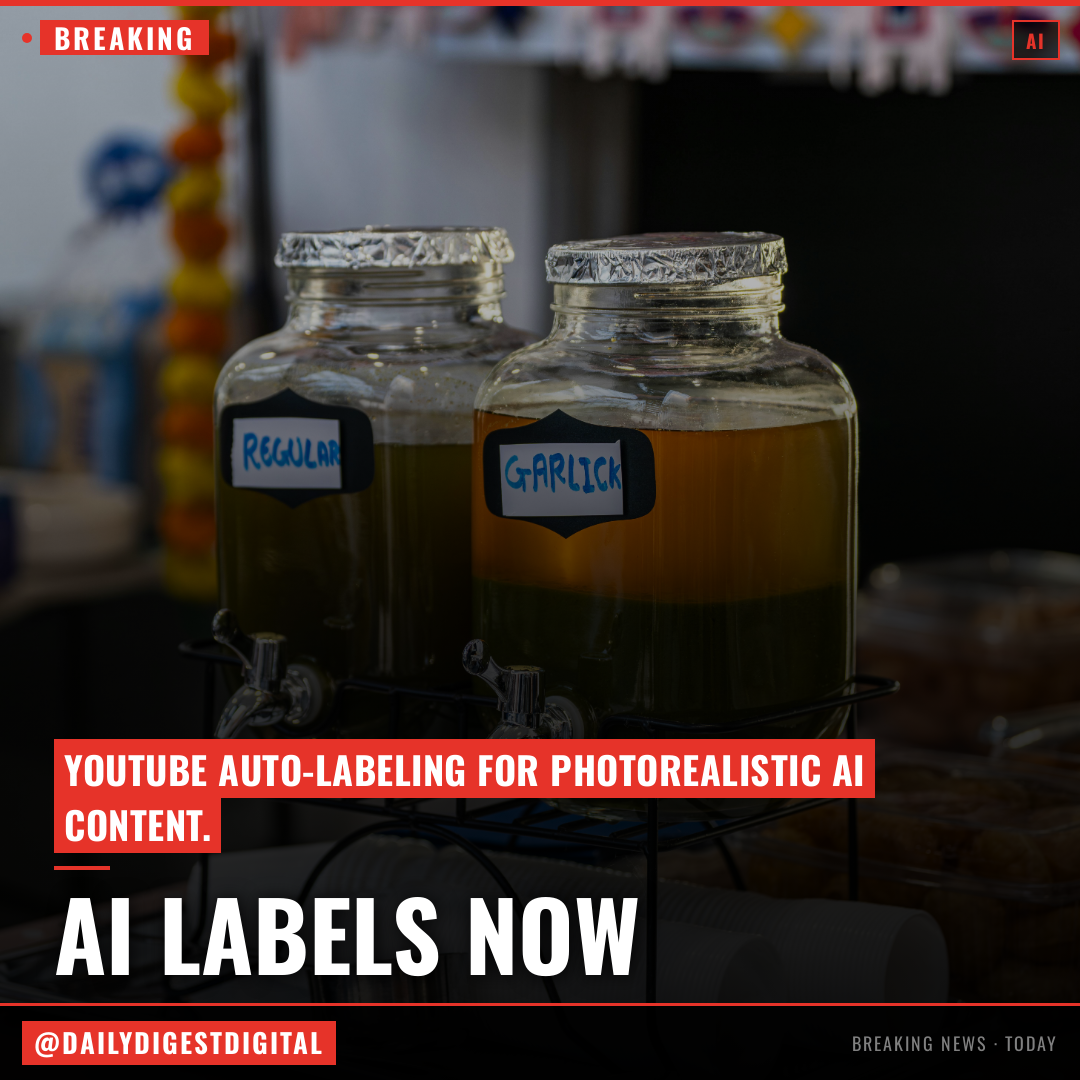 YouTube will now automatically label AI videos