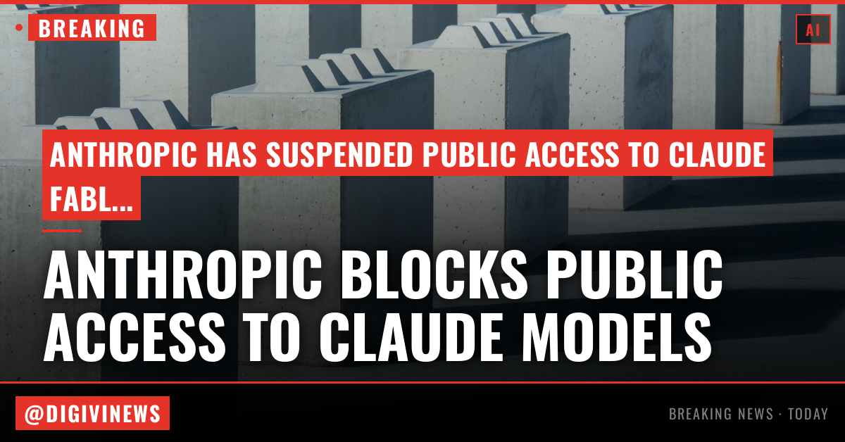 Anthropic blocks all public access to Claude Fable 5, Mythos 5 following US government order — what enterprises should do