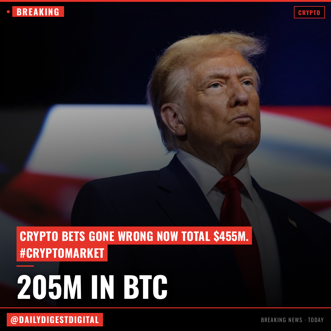 Trump Media moves another $205 million in bitcoin as losses on crypto bet swell to $455 million