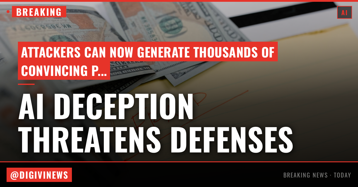 Attackers scale deception with AI. Defenders need truth at machine speed.